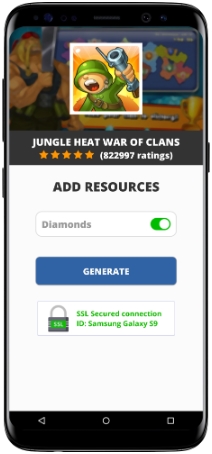 Jungle Heat War of Clans MOD APK Screenshot