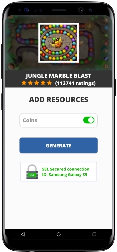 Jungle Marble Blast MOD APK Screenshot