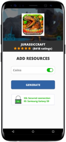 JurassicCraft MOD APK Screenshot