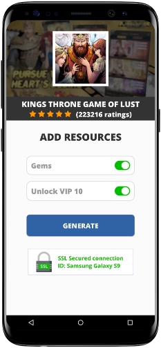 Kings Throne Game of Lust MOD APK Screenshot