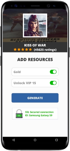 Kiss of War MOD APK Screenshot