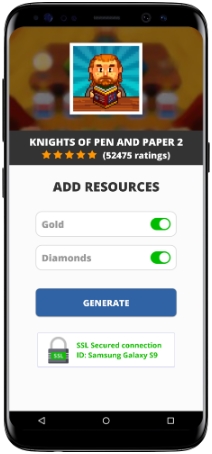 Knights of Pen and Paper 2 MOD APK Screenshot
