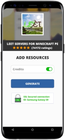 LEET Servers for Minecraft PE MOD APK Screenshot