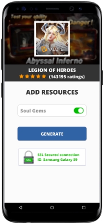 Legion of Heroes MOD APK Screenshot