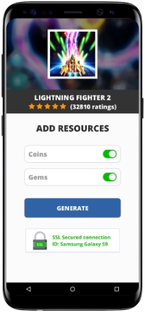 Lightning Fighter 2 MOD APK Screenshot