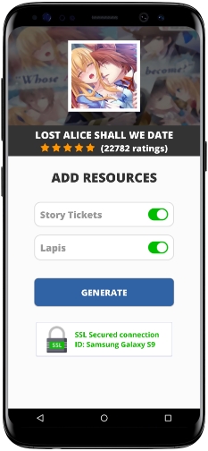 Lost Alice Shall We Date MOD APK Screenshot
