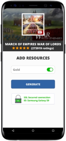 March of Empires War of Lords MOD APK Screenshot