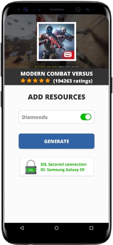 Modern Combat Versus MOD APK Screenshot
