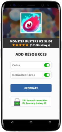Monster Busters Ice Slide MOD APK Screenshot