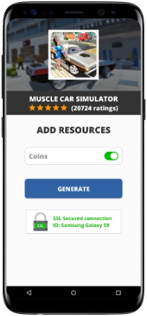 Muscle Car Simulator MOD APK Screenshot