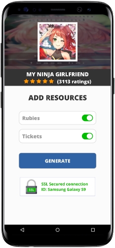 My Ninja Girlfriend MOD APK Screenshot
