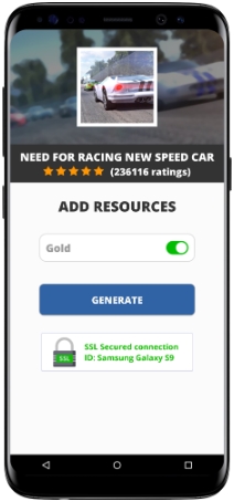 Need for Racing New Speed Car MOD APK Screenshot