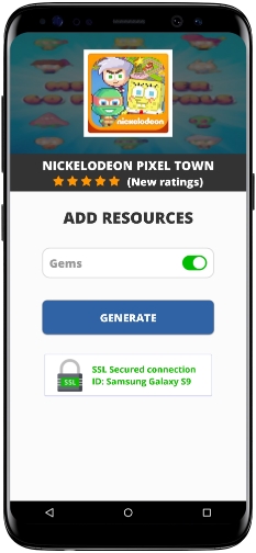 Nickelodeon Pixel Town MOD APK Screenshot