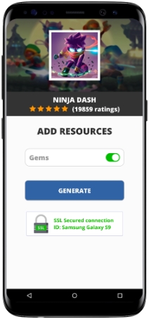Ninja Dash MOD APK Screenshot