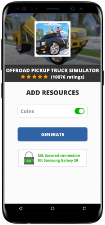 Offroad Pickup Truck Simulator MOD APK Screenshot