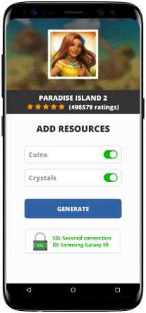 chat messenger in paradise island 2