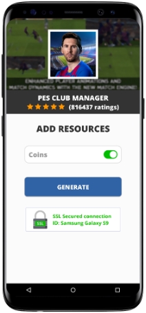 PES Club Manager MOD APK Screenshot