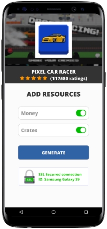Pixel Car Racer MOD APK Screenshot