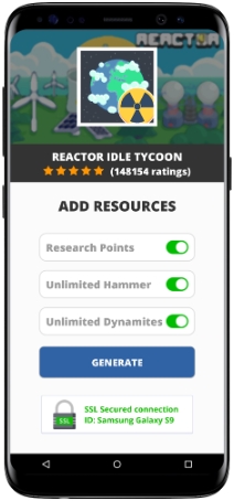 Reactor Idle Tycoon MOD APK Screenshot