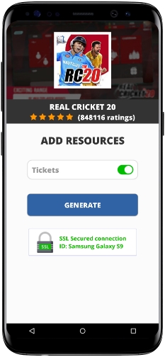 Real Cricket 20 MOD APK Screenshot