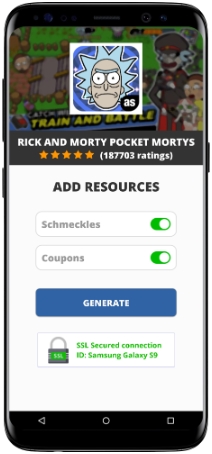 Rick and Morty Pocket Mortys MOD APK Screenshot