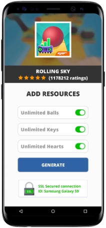 Rolling Sky MOD APK Screenshot