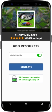 Rugby Manager MOD APK Screenshot