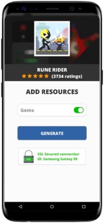 Rune Rider MOD APK Screenshot