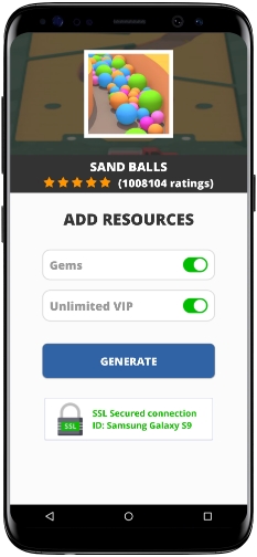Sand Balls MOD APK Screenshot