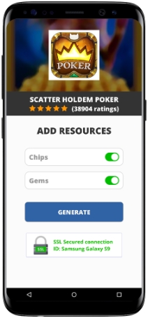 free chips scatter poker
