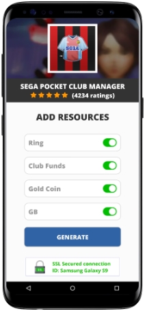 SEGA POCKET CLUB MANAGER MOD APK Screenshot