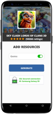 Sky Clash Lords of Clans 3D MOD APK Screenshot