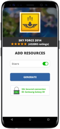 Sky Force 2014 MOD APK Screenshot