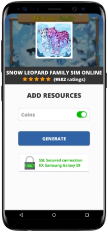Snow Leopard Family Sim Online MOD APK Screenshot