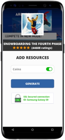 Snowboarding The Fourth Phase MOD APK Screenshot