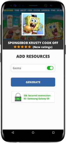 SpongeBob Krusty Cook Off MOD APK Screenshot