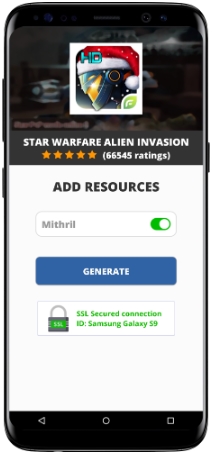 star warfare alien invasion unlimited money mithril mod apk