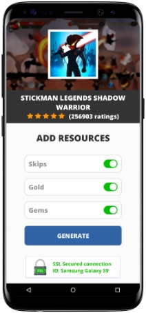 Stickman Legends Shadow Warrior MOD APK Screenshot