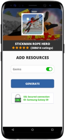 Stickman Rope Hero MOD APK Screenshot