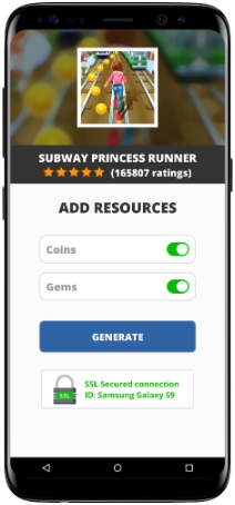 subway princess runner hack