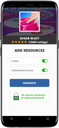 Sugar Blast MOD APK Screenshot