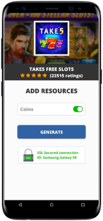 Take5 Free Slots MOD APK Screenshot