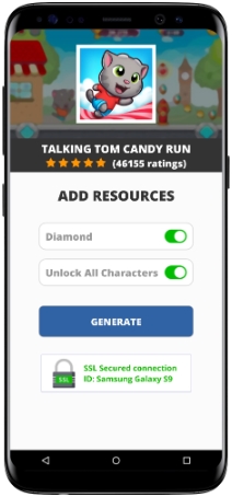 Talking Tom Candy Run MOD APK Screenshot