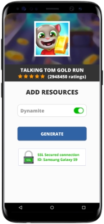 Talking Tom Gold Run MOD APK Screenshot