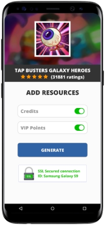 Tap Busters Galaxy Heroes MOD APK Screenshot