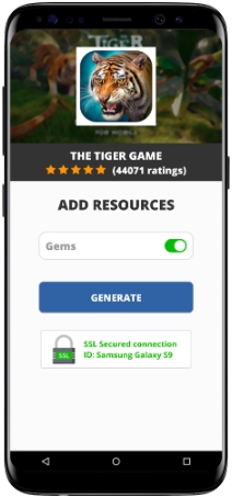 The Tiger Game MOD APK Screenshot