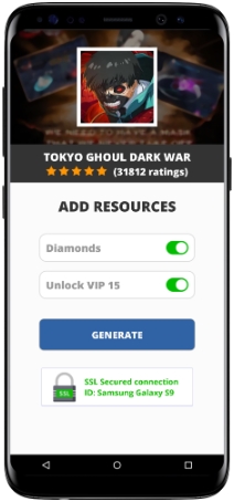 Tokyo Ghoul Dark War MOD APK Screenshot