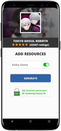 TOKYO GHOUL rebirth MOD APK Screenshot