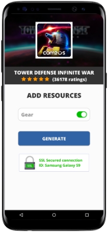 Tower Defense Infinite War MOD APK Screenshot