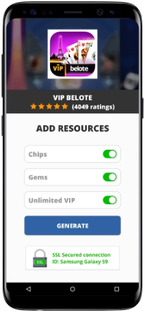 VIP Belote MOD APK Screenshot